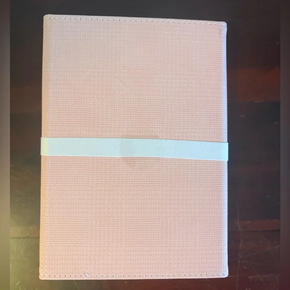 Lined Pink Writing Journal with Gold Pen NWOT - Picture 2 of 3